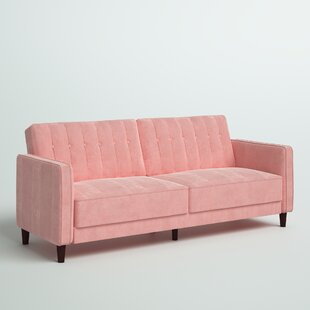 Pink sleeper deals couch